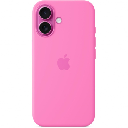 APPLE iPhone 16 Silicone Case with MagSafe - Peony