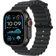 APPLE 49mm Black Ocean Band Extension - Black Titanium Finish