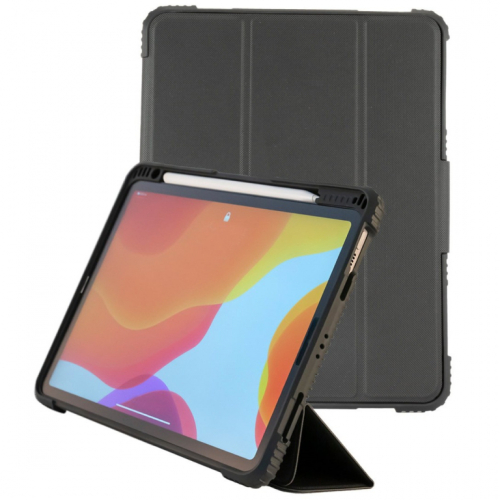 4smarts Folio Case Endurance f. iPad 10.2 (19/20/21). schwarz