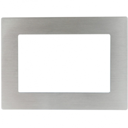 ALLNET Touch Display Tablet 10 Zoll zbh. Blende für Einbaurahmen, silber breit