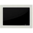 ALLNET Touch Display Tablet 14 Zoll zbh. Blende für Einbaurahmen Weiß schmal