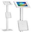 Maclean MC-476W Floor Advertising Tablet Holder with Locking Device, 9.7