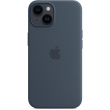 APPLE iPhone 14 Silicone Case with MagSafe - Storm Blue