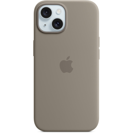 APPLE iPhone 15 Silicone Case with MagSafe - Clay