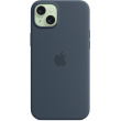 APPLE iPhone 15 Plus Silicone Case with MagSafe - Storm Blue