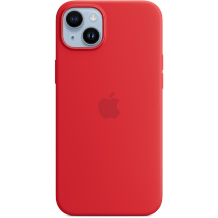 APPLE iPhone 14 Plus Silicone Case with MagSafe - (PRODUCT)RED