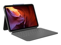 LOGITECH Rugged Folio Keyboard and folio case Apple Smart connector QWERTY Danish/Finnish/Norwegian/Swedish graphite (PAN)