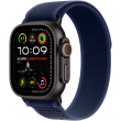 APPLE 49mm Blue TrailLoop-M/L - Black Titanium Finish