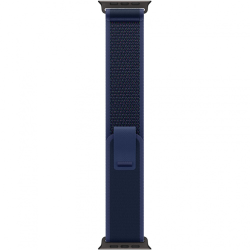 APPLE 49mm Blue TrailLoop-M/L - Black Titanium Finish