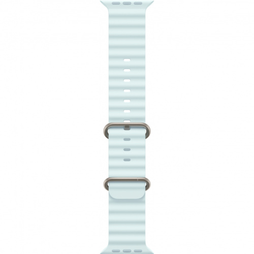 APPLE 49mm IceBlue OceanBand - Natural Titanium Finish