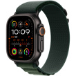 APPLE 49mm Dark Green AlpineLoop -Medium - Black Titanium Finish