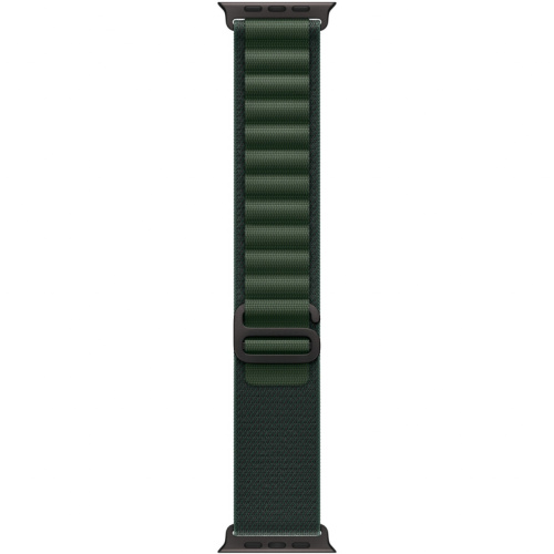APPLE 49mm Dark Green AlpineLoop -Medium - Black Titanium Finish