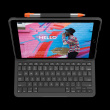 LOGITECH Slim Folio for iPad (7th, 8th, & 9th gen) - BT - GRAPHITE - NORDIC