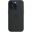 iPhone 15 Pro Silicone Case with MagSafe - Black