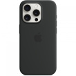 iPhone 15 Pro Silicone Case with MagSafe - Black