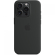 iPhone 15 Pro Silicone Case with MagSafe - Black