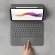 Logitech Slim Folio Bluetooth Tastatur und Schutzhülle gray - für für Apple 10.9