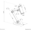 Neomounts DS15-550BL1 Universal Tablet-Ständer für 4.7-12.9