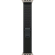 APPLE 49mm Black TrailLoop-M/L - Natural Titanium Finish