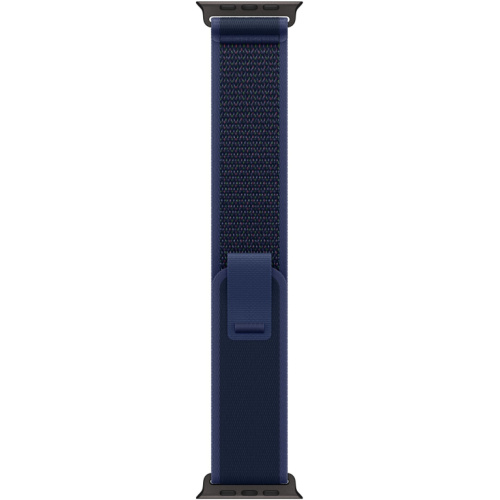 APPLE 49mm Blue TrailLoop-M/L - Black Titanium Finish
