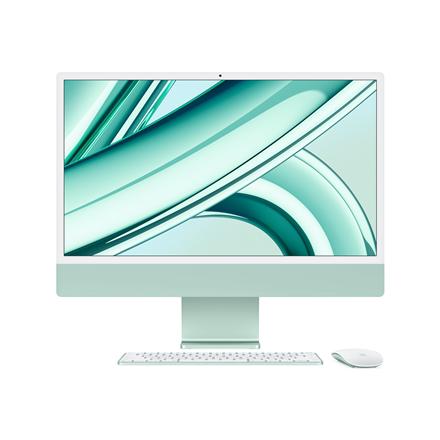 Apple iMac 24” 4.5K Retina, Apple  M3 8C CPU, 8C GPU/8GB/256GB SSD/Green/SWE | Apple