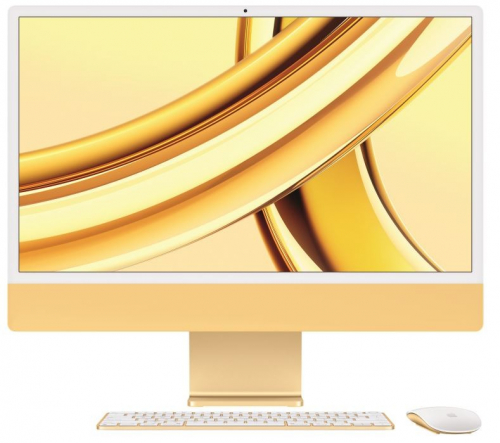 Apple iMac 24 inches: M3 8/10, 8GB, 256GB - Yellow