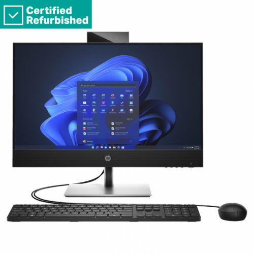 Taastatud SILVER HP Pro 440 G9 AIO All-in-One - i5-12400T, 8GB, 256GB SSD, 23.8 FHD Non-Touch AG, WiFi, Height Adjustable, NO SPEAKERS, Win 11 Pro Downgrade, 1 years