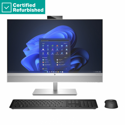 Восстановленный SILVER HP EliteOne 870 G9 AIO All-in-One - i9-12900, 64GB, 1TB SSD, 27 QHD Non-Touch AG, GeForce RTX 3050 Ti 4GB, Height Adjustable, Win 11 Pro, 1 years