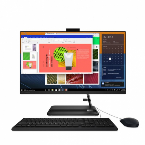 Lenovo IdeaCentre AIO 3 27ALC6, 27'', FHD, Ryzen 5, 16 GB, 512 GB, must - Lauaarvuti / F0FY00HBDU