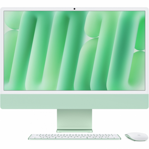 Apple 24-inch iMac with Retina 4.5K display: Apple M4 chip with 8-core CPU and 8-core GPU, 16GB, 256GB SSD - Green