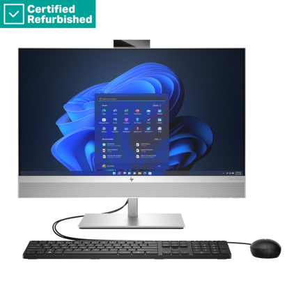 Renew SILVER HP Elite 870 G9 AIO All-in-One - i7-14700, 16GB, 1TB SSD, 27 QHD Non-Touch AG, Height Adjustable, Win 11 Pro, 1 years HP Renew