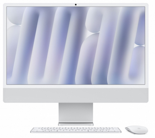 Apple iMac 24 inch: M4 10/10, 24GB, 512GB SSD - Silver