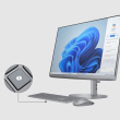 HP OmniStudio X All-in-One 32-c0077ng (silber. Windows 11 Home 64-Bit)