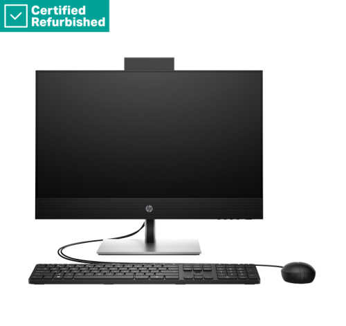 Taastatud SILVER HP Pro 440 G9 AIO All-In-One - i5-12500T, 8GB, 512GB SSD, 23.8 FHD Touch AG, Height Adjustable, USB Mouse, DOS, 1 years HP Taastatud