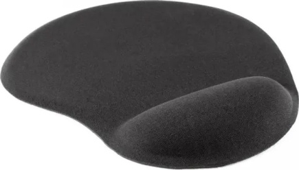 Gembird MP-ERGO-01 - Mouse pad with wrist pillow - black 