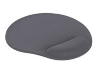 GEMBIRD MP-GEL-GR Gel mouse pad with wrist support grey