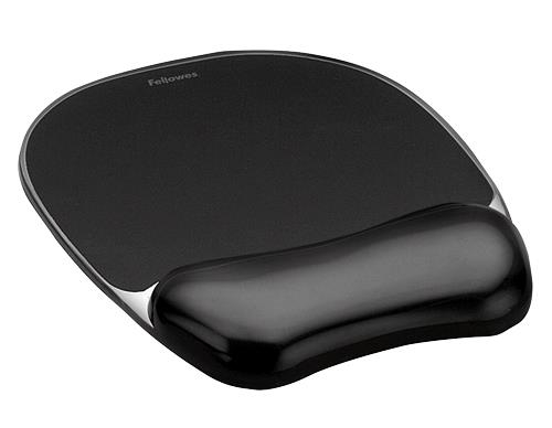 MOUSE PAD CRYSTAL GEL/BLACK 9112101 FELLOWES