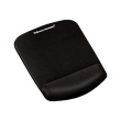 Fellowes | Mouse pad with wrist support PlushTouch | Mouse pad with wrist pillow | 238 x 184 x 25.4 mm | Black 9252003