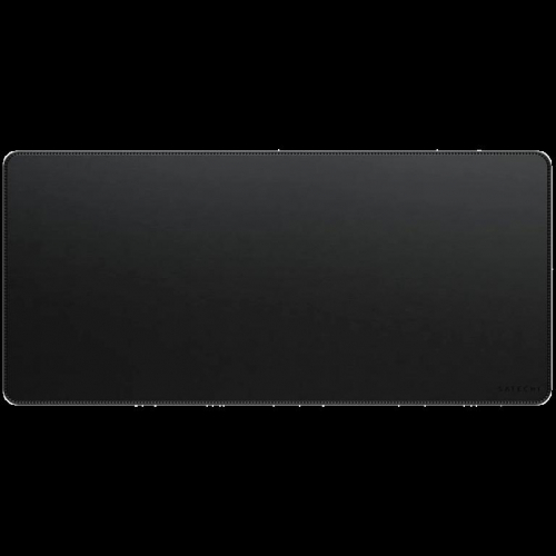 SATECHI Vegan-Leather Premium Desk Mat (Black)