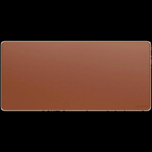 SATECHI Vegan-Leather Premium Desk Mat (Brown)