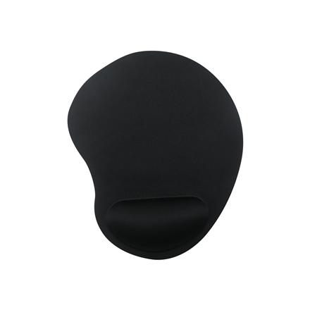 Gembird | Mouse Pad with Soft Wrist Support | MP-ERGO-01 | 240 x 200 x 4 mm | Black MP-ERGO-01