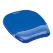 Fellowes | Mouse pad with wrist support CRYSTAL | Mouse pad with wrist pillow | 230 x 202 x 32 mm | Blue 9114120