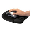 Fellowes | Mouse pad with wrist pillow | 202 x 235 x 25.4 mm | Black 9176501