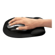 Fellowes | Mouse pad with wrist pillow | 202 x 235 x 25.4 mm | Black 9176501