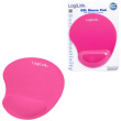 Mauspad LogiLink Silcon Wrist pink