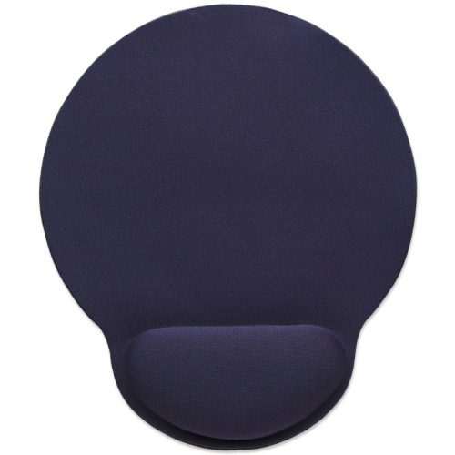 MANHATTAN Mauspad Schaumstoff mit Handballenauflage blau