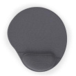 Gembird | MP-GEL-GR Gel mouse pad with wrist support, grey Comfortable | Gel mouse pad | Grey MP-GEL-GR