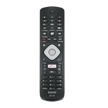 Savio RC-10, Philips TV, must - Teleri asenduspult / TVPUSARC10