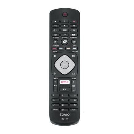 Savio RC-10, Philips TV, must - Teleri asenduspult / TVPUSARC10