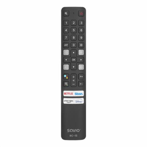 SAVIO RC-15 universal remote control/replacement for TCL , SMART TV